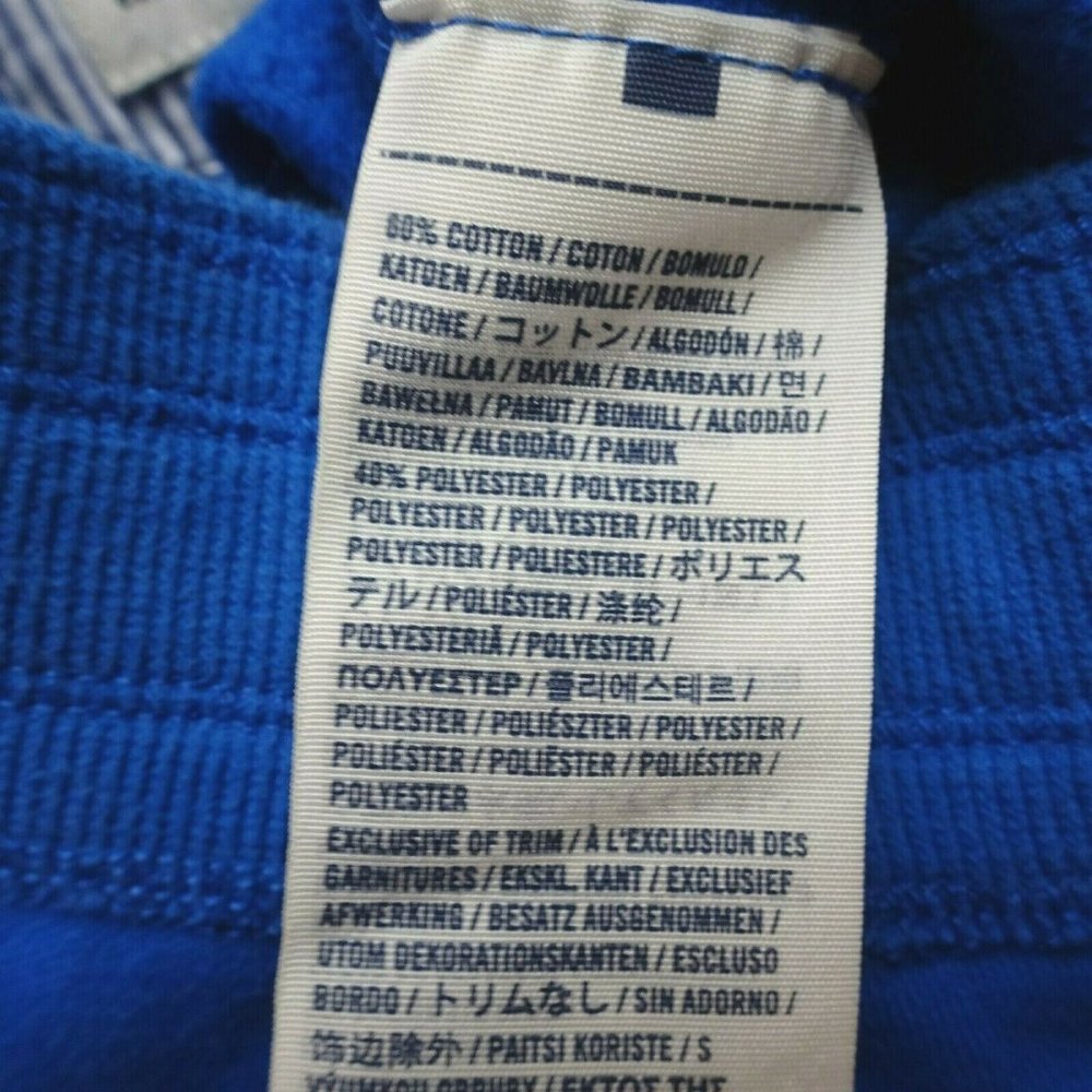 💰3/$25 Abercrombie Kids Jogger Sweat Pants Drawstring Logo Blue Comfy M - Picture 8 of 12